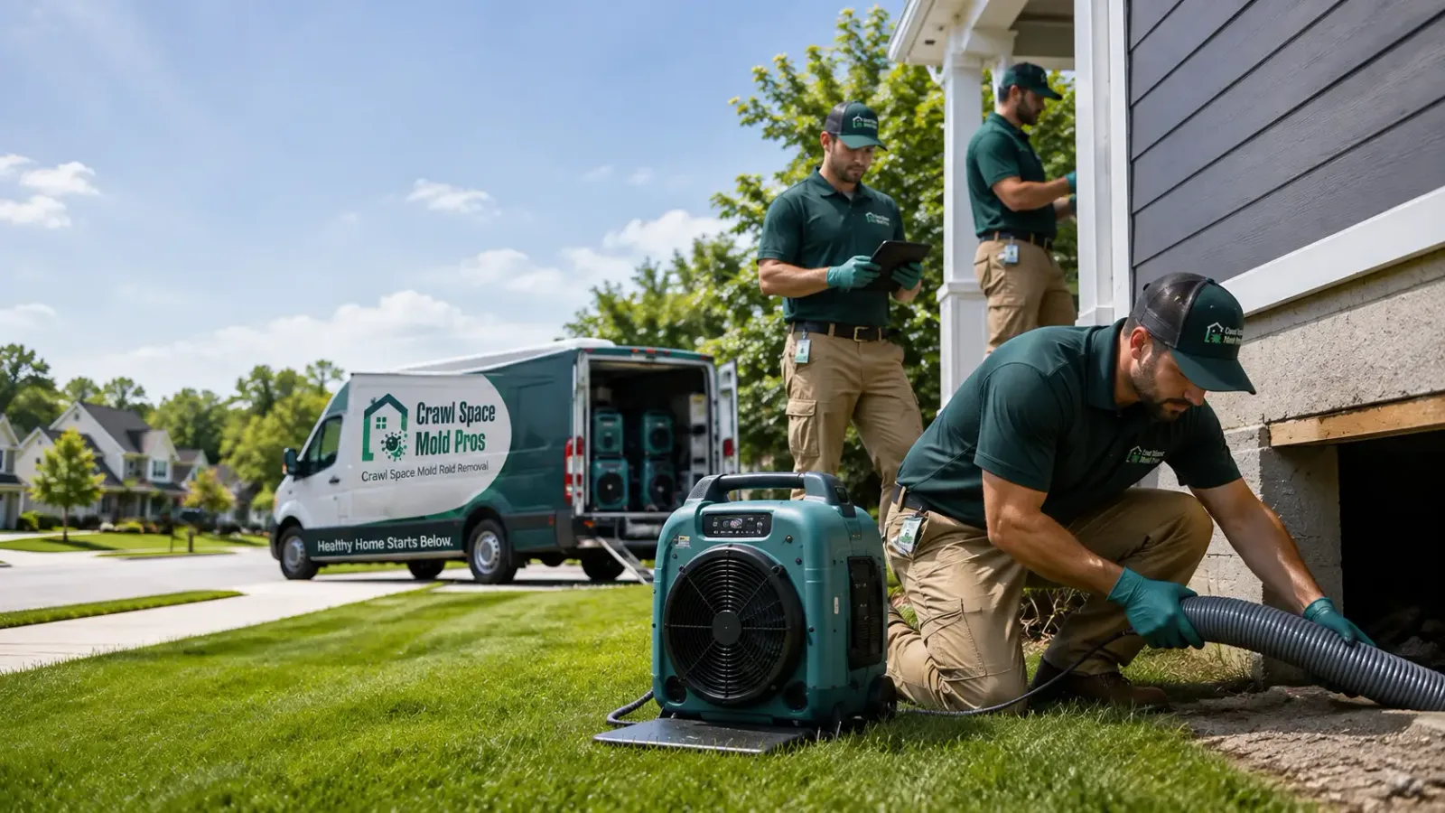 Crawl Space Mold Removal in Uniondale, IN